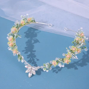 Head Flower Garland Crown European And American Bridal Wreath Headdress Wedding Decoration