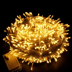 5M 50led String Lights Indoor Outdoor IP44 Waterproof Christmas Fairy Garden Tree Decorative Plug-in 8 Modes Wedding Lights