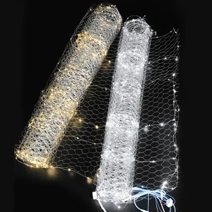 LED Wedding Starry Sky Net Design Wire Mesh Pendant Ceiling Lights for Auditorium Indoor Decoration New Arrival