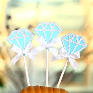 Valentine's Day Cake Decoration Paper Cake Topper Wedding Paoer Cake Topper Decorations