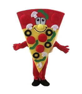 High Quality Custom Made Party Popular Pizza Mascot Costumes For Adult