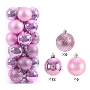 Light Luxury Style Gift 3cm Christmas Ornaments Loose Electroplated Balls Christmas Tree Hanging Balls
