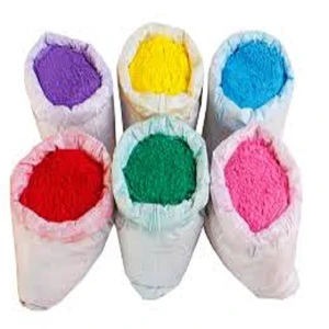Gulal Holi Color Powder Corn Starch Powder, Non Toxic Color Run Powder 1 Kilogram Pack