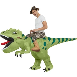 Halloween Party Riding Dinosaur Inflatable Costume Inflatable Dinosaur Costume Inflatable Dinosaur Costume Mascot