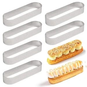 Large Stainless Steel Round Cake Mousse Rings for Pastry Decoration Supplies