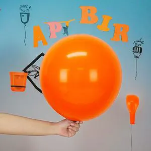 36-inch Glossy Round Latex Balloon for Birthday Party Decorations Unisex Single Use