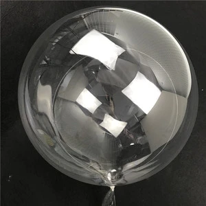 Helium Bobo Balloons 10/18/20/24/36 Inch Transparent PVC Balloon Birthday Party Decoration Air Ballons Wedding Decor Favors