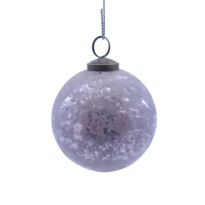 Customized Luxury Design Colorful Glass Christmas Balls Handicraft Hanging Ornaments Classic Style Best Selling Christmas Decor