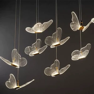 Customized 10-Light Acrylic Brushed Wedding Chandelier High Brightness LED Lights IP44 Rating for Wedding Hall Decorative String