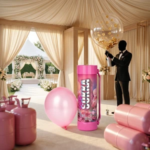 3.3L SOKKA Disposable Helium Tank Balloons Portable Helium Cylinder Fills 100+ Balloons Parties Weddings Birthdays Decorations