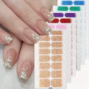 Zhengxiang Customizable Gradient Nail Polish Film Waterproof Glitter Powder Cyber Celebrity Japanese Korean Ins Exclusive