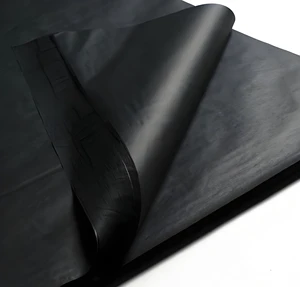 Color Copy Paper Promotion Gift Wrapping Colorful 50*75 Cm Black Colored Tissue Silk Paper With Nice Pattern Suppliers