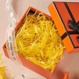 Colorful Shredded Raffia Crinkle Paper Gift Wrapping Shredding Lafite Grass Paper for Wedding Christmas Gift Box