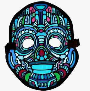 Flashing EL Panel Robot Mask for Festival