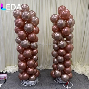 LEDA Hot Sale Multiple Colors Available High-quality Luxury Self-inflating Balloons for Wedding Parties Banquets