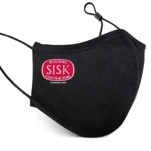 Cotton Party Mask with 2 Color Silk Screen Printing