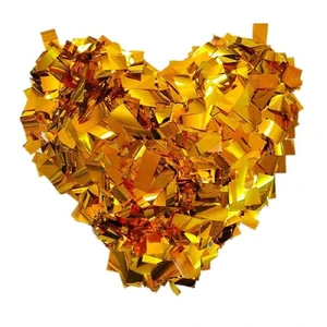 2023 Hot Selling Confetti Mylar Color Anti-flame Metallic Foil Paper for Wedding and Stage