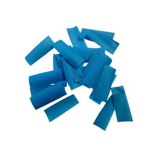 Flameproof Blue Rectangle Paper Confetti-Non-Toxic Fire Resistant Biodegradable for Festival & Party Decorations Wedding Favors