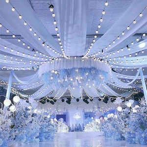 LED Round Chandelier Wedding Ceiling Decoration Lights Wedding Decoration Chandelier