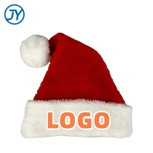 Fashion Festive Santa Hat Classic Christmas Design Party Headgear for Adult Xmas Party Holiday Events and Celebration Dress up