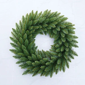 Outdoor Indoor Hot Selling PVC Christmas Decorations Wreath for Front Door
