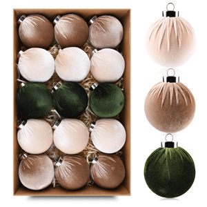 Christmas Ornaments, Christmas Ball Ornaments Set for Xmas Tree, Christmas Tree Ornaments Set for Holiday Party Decor