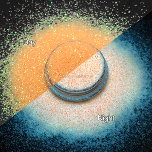 Wholesales High Quality Glow in Dark Extra Fine Glitter Polyester Glitter for Tumblers Nail Art and Craft