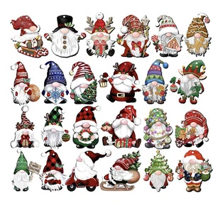 Christmas Gnome Ornaments Wooden Hanging Ornaments,Gnome Wood Ornaments For Christmas Tree,Christmas Party Decorating