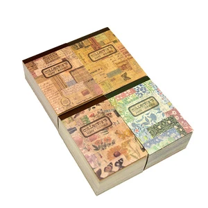 360 Sheets Per Pack Loose Leaf Feature Vintage Party Series Paper Collector's Handbook Decoration Material Stylish Durable