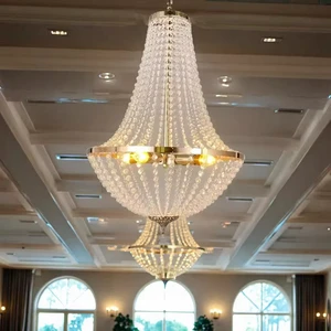 Hot-selling Wedding Banquet Events, Hotel Stage Decorations, Wedding Lighting, Crystal Chandeliers
