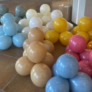 12-Inch Single Helium Latex Balloon for Birthday Halloween Christmas Party Decorations-Colorful Glossy Version