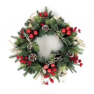 New Metal Round Wreath Frame Flower Arrangement Christmas Door Wreath for Wall Hanging Decoration