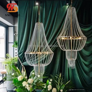 Factory Price Elegant Wedding Chandelier Crystal Pendant Led Decorative Lights for Home Wedding Banquet