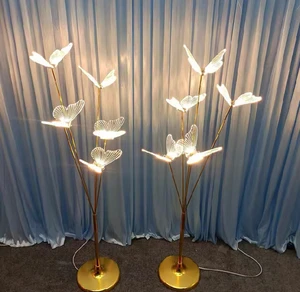 Wedding Props 5-head butterfly Aisle Road Leading Wedding Stage Venue Decoration Light