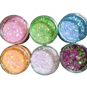 Chunse Wholesale Epoxy Shifting Glitter Powder Bulk High-quality PET Eco-friendly Chameleon Glitter for Craft