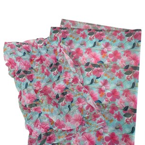 Flower Gift Wrapping Paper Colorful Wildflower 500 Sheets Floral Tissue Paper for Spring Wedding Birthday Baby Shower Supplies