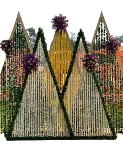 Metal Wedding Garden Arch Climbing Plants Bridal Party Decoration Balloon Arch Stand for Wedding Ceremony Photo Backdrop Stand