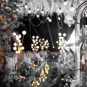 High Quality AC Powered Metal Wedding Decoration LED Lights with IP55 Rating Apple Tree Shape for Stage Holiday Background Decor