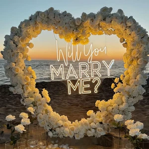 Will You Marry Me Neon Sign Wedding Better Together Neon Sign Custom LED Sign for Wedding