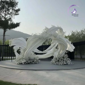 Elegant and Dazzling Giant Flowers Wedding Ceiling Decorations for Your Special Day