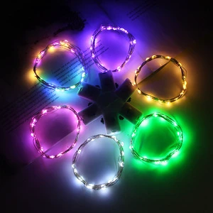 LED String Lights with Copper Wire Fairy Lamp Decorative Gift Box for Wedding Cake Bouquet IP65 Rated