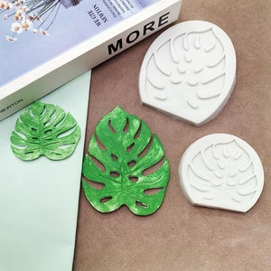3D Size Exquisite Turtle Back Leaf Bamboo Leaf Pattern Silicone Cake Candy Decoration Silicone Mold, High Temperature Resistant