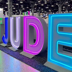 Distributors Giant Letters Events 4ft Custom Shaped LED Marquee Letters Metal 3D Neon Light Signage Company/Shop Advertising