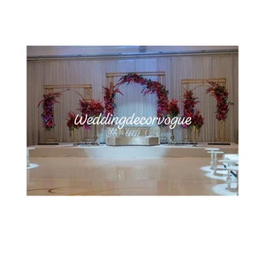 Wedding Arch Props Frame Wrought Iron Arch Outdoor Wedding Stage Backdrop Layout Decor Road Guide Flower Stand