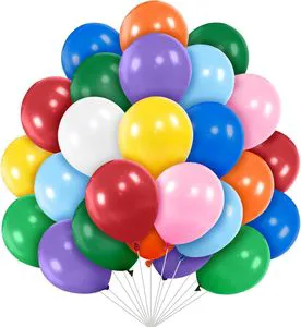 5 Inch Party Balloons 100 Pack Latex Balloons Mini Balloons for Birthday Party Decorations Colorful Helium Air Balloon Bulk