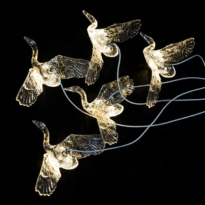 Excellent Price LED Wedding Lighting Ceiling Decor Acrylic Swan-Shaped LED Decorative Bird-shaped Lamp for Wedding Props