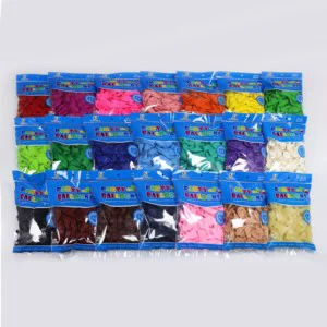 Wholesale High Quality Multicolor Standard Latex Balloon Birthday Party Rubber Matte Balloon Party Decorations