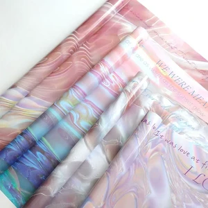 Romantic Colourful Bouquet Wrapping Paper Style Paper Art Flower Material for Birthdays Weddings Bouquets & Mothers Day