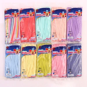 1.8g 260 Long DIY Magic Strip Shaped Latex Balloons for Toys Preparation Wedding Venue Layout Party Decoration