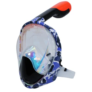 Kids Full Face Snorkel Mask Anti-Fog Silicone Free Breathing Dive Mask For Swimming Freediving And Coating